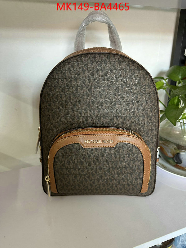 Michael Kors Bags(TOP)-Backpack- from china ID: BA4465 $: 149USD,