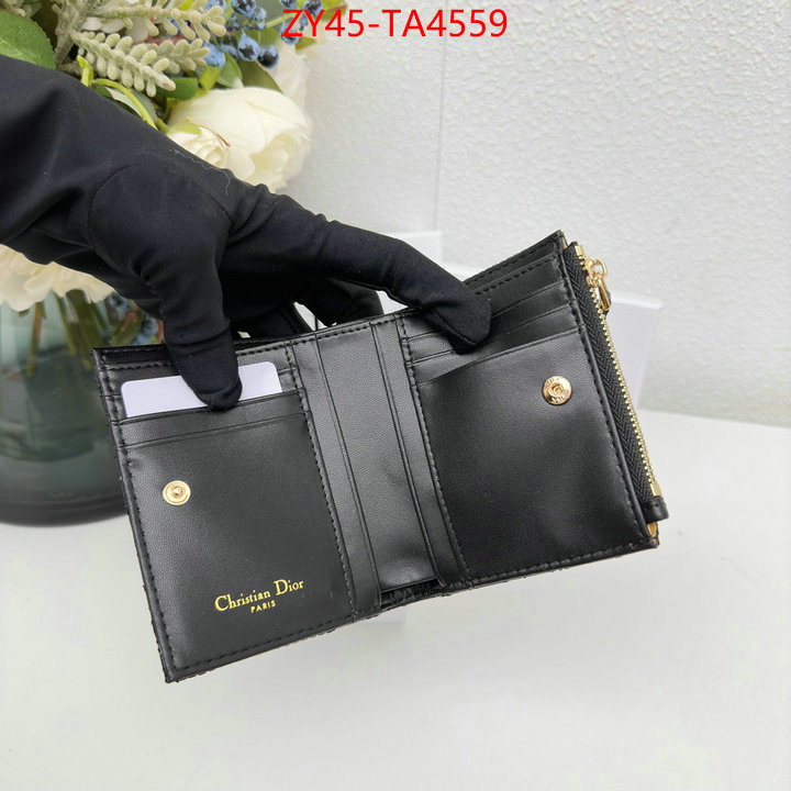 Dior Bags(4A)-Wallet- what is a 1:1 replica ID: TA4559 $: 45USD,