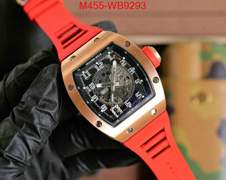 Watch(TOP)-Richard Mille quality replica ID: WB9293 $: 455USD