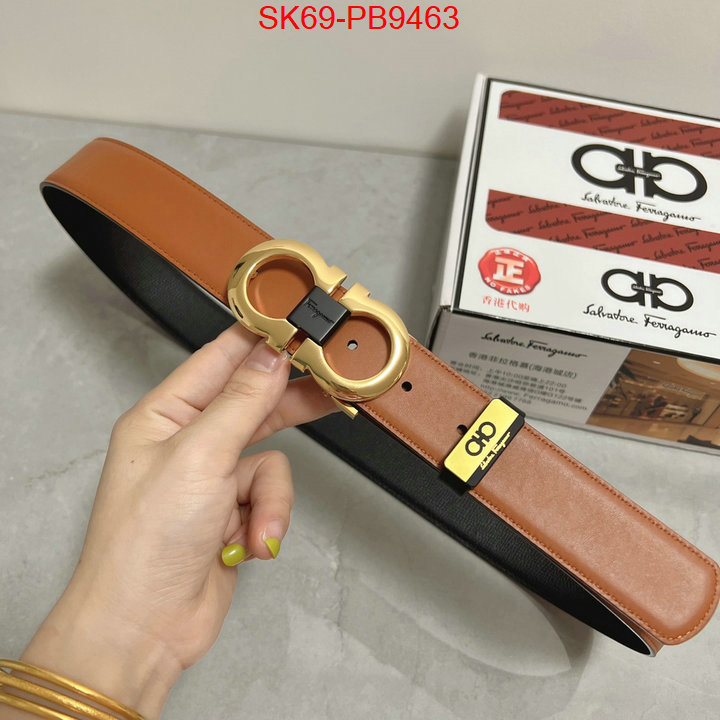 Belts-Ferragamo top quality fake ID: PB9463 $: 69USD