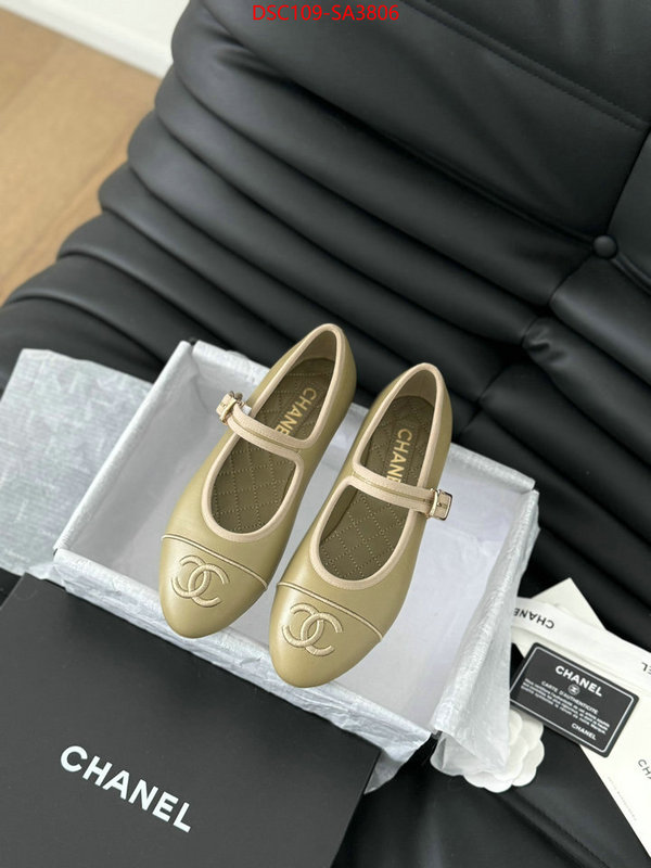 Women Shoes-Chanel high quality aaaaa replica ID: SA3806 $: 109USD