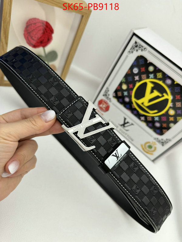 Belts-LV fashion designer ID: PB9118 $: 65USD