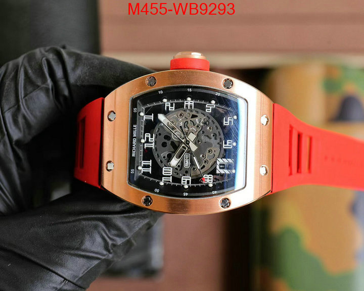 Watch(TOP)-Richard Mille quality replica ID: WB9293 $: 455USD