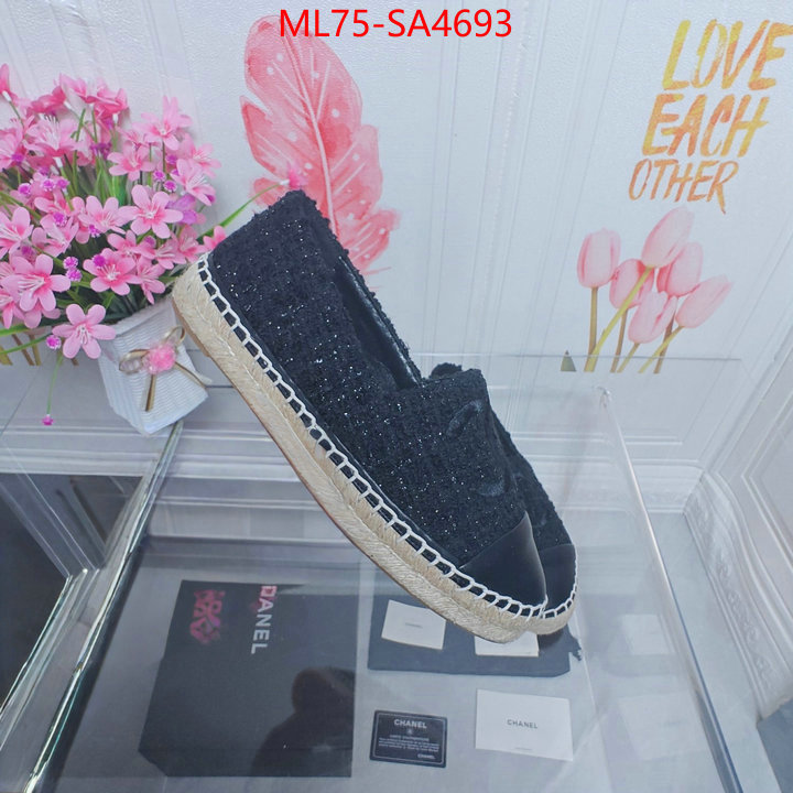 Women Shoes-Chanel luxury 7 star replica ID: SA4693 $: 75USD