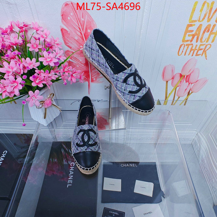 Women Shoes-Chanel what's the best place to buy replica ID: SA4696 $: 75USD