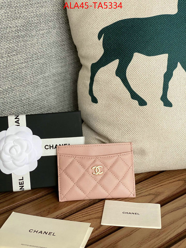 Chanel Bags(TOP)-Wallet- found replica ID: TA5334 $: 45USD,