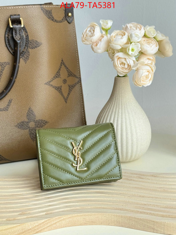 YSL Bags(TOP)-Wallet- find replica ID: TA5381 $: 79USD,