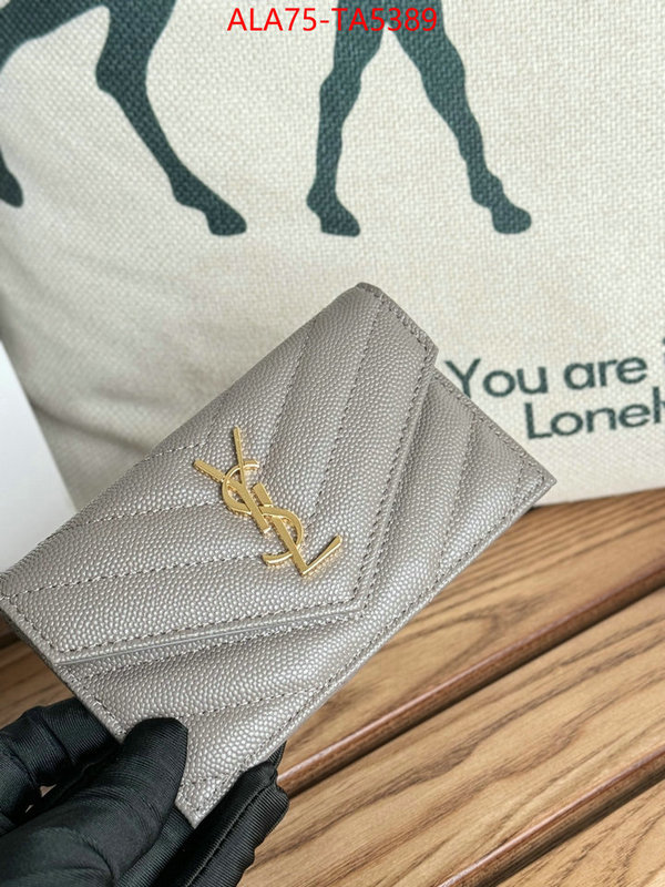 YSL Bags(TOP)-Wallet- high quality customize ID: TA5389 $: 75USD,