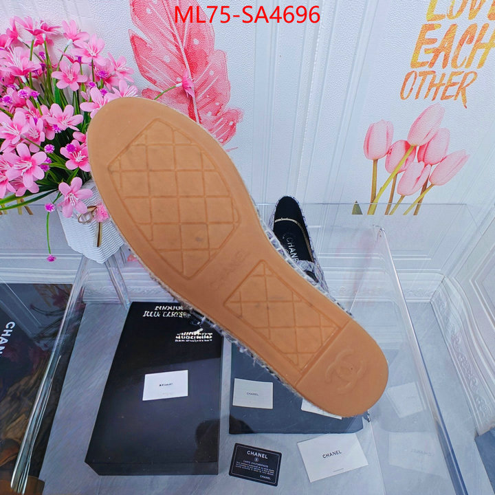 Women Shoes-Chanel what's the best place to buy replica ID: SA4696 $: 75USD