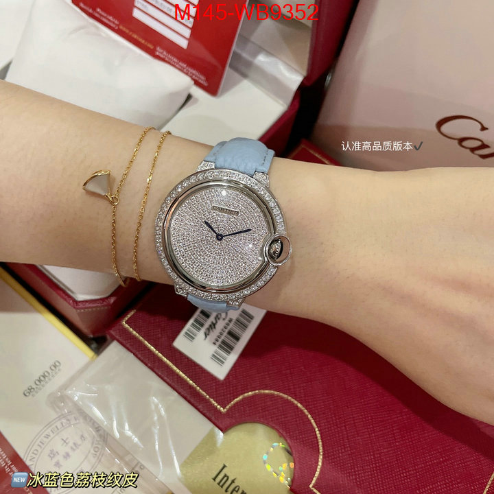 Watch(4A)-Cartier aaaaa quality replica ID: WB9352 $: 145USD