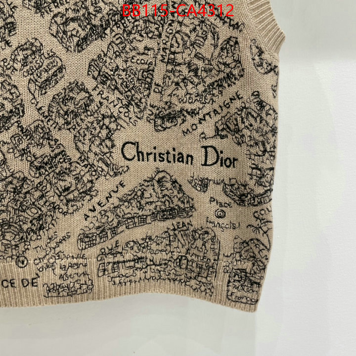 Clothing-Dior cheap wholesale ID: CA4312 $: 115USD