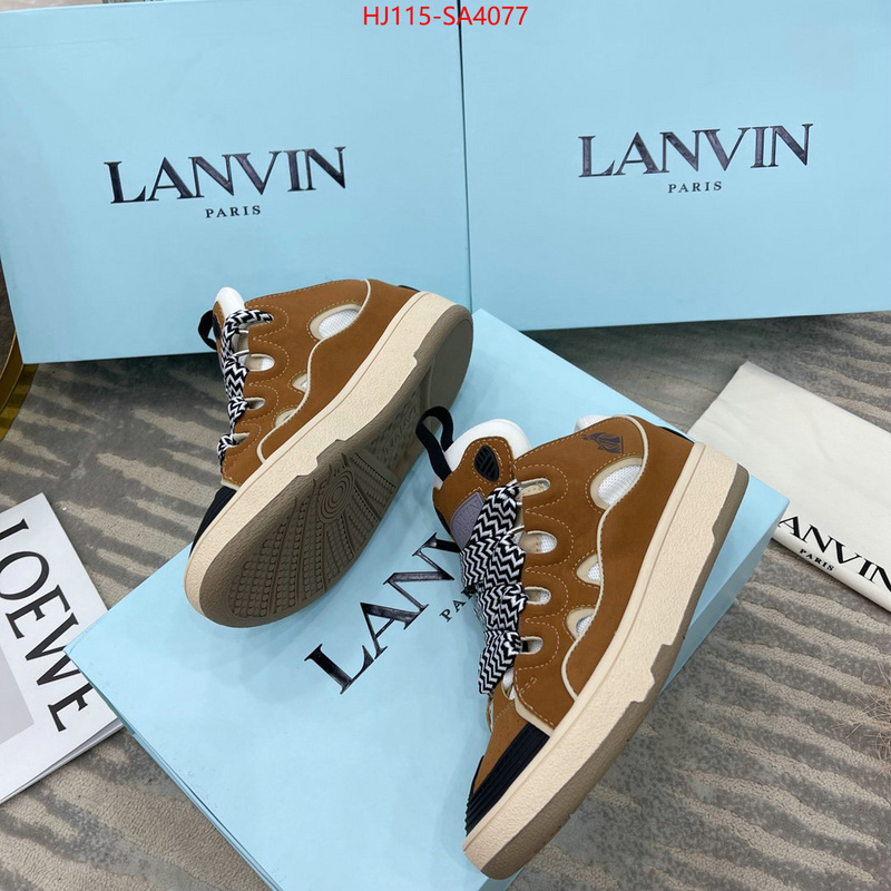 Women Shoes-LANVIN shop cheap high quality 1:1 replica ID: SA4077 $: 115USD