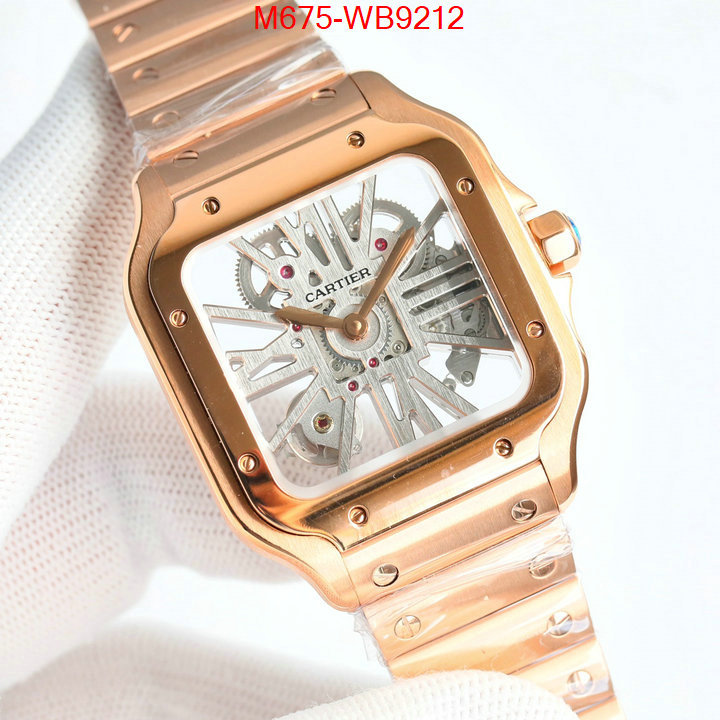 Watch(TOP)-Cartier cheap replica ID: WB9212 $: 675USD