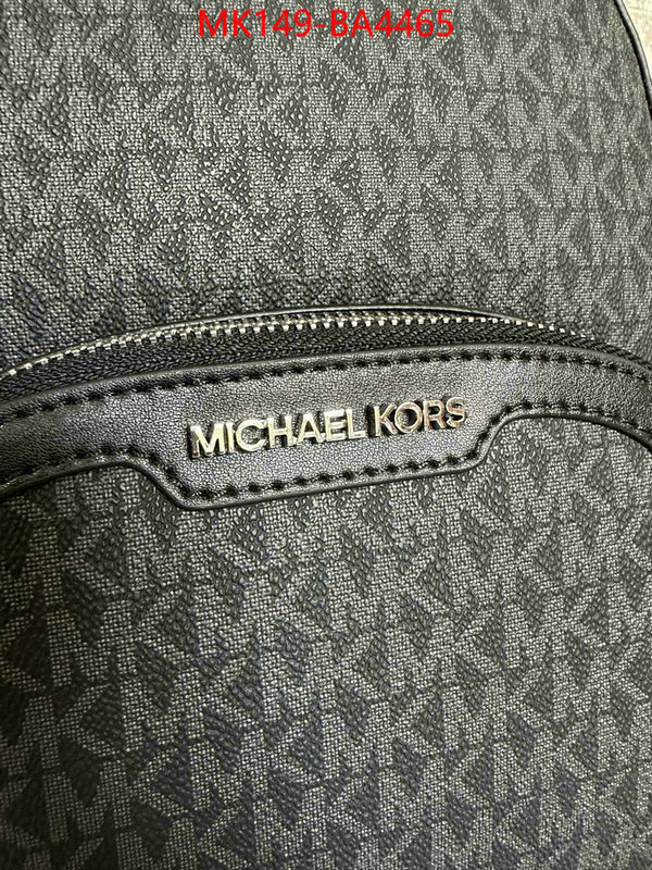 Michael Kors Bags(TOP)-Backpack- from china ID: BA4465 $: 149USD,