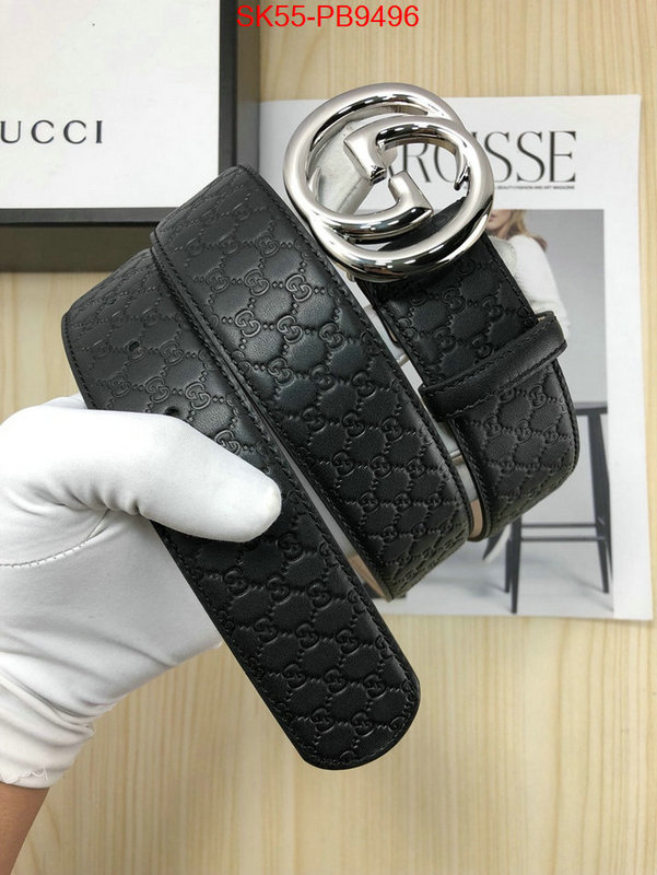 Belts-Gucci top fake designer ID: PB9496 $: 55USD