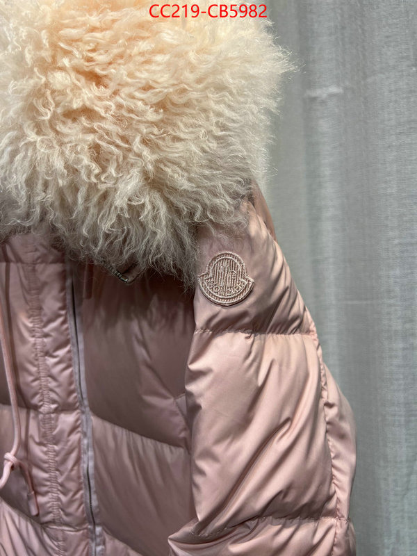 Down jacket Women-Moncler best fake ID: CB5982 $: 219USD