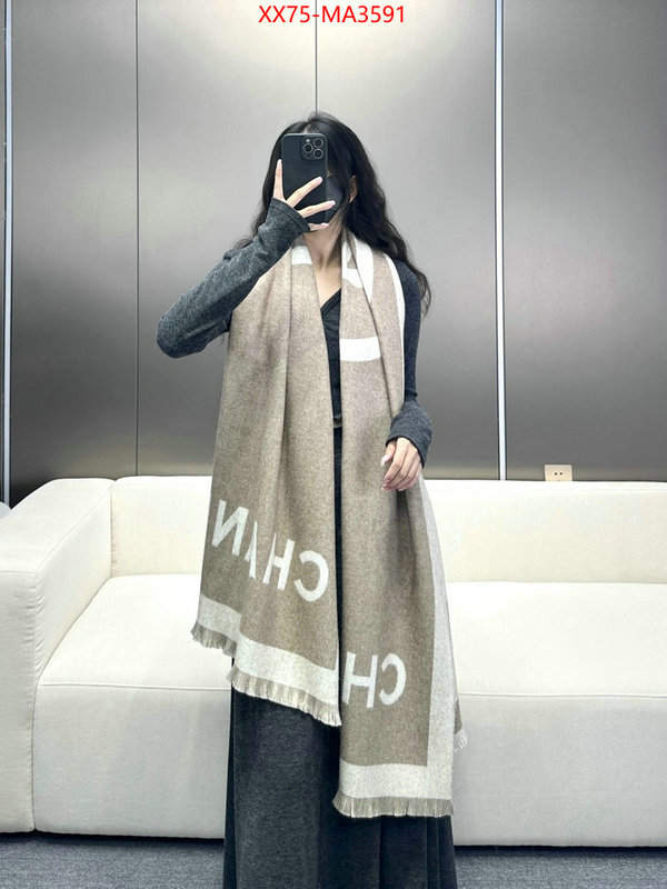 Scarf-Chanel replcia cheap ID: MA3591 $: 75USD