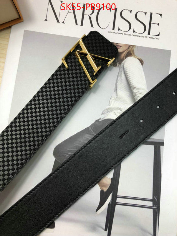 Belts-LV new designer replica ID: PB9100 $: 55USD