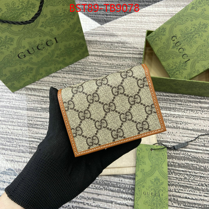 Gucci Bags(TOP)-Wallet- replica aaaaa designer ID: TB9078 $: 89USD,