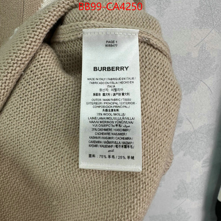 Clothing-Burberry from china 2024 ID: CA4250 $: 99USD