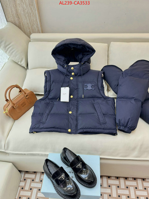 Down jacket Women-Celine designer 1:1 replica ID: CA3533 $: 239USD