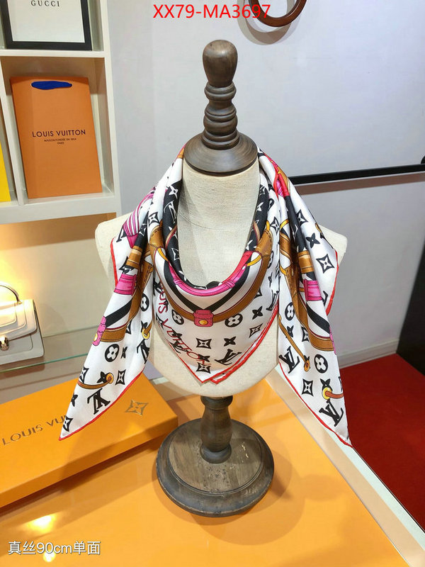 Scarf-LV wholesale designer shop ID: MA3697 $: 79USD