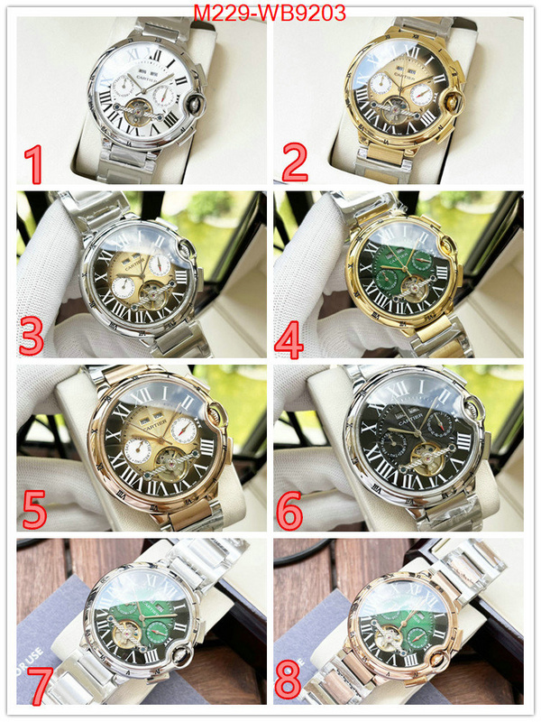 Watch(TOP)-Cartier where can i buy the best quality ID: WB9203 $: 229USD