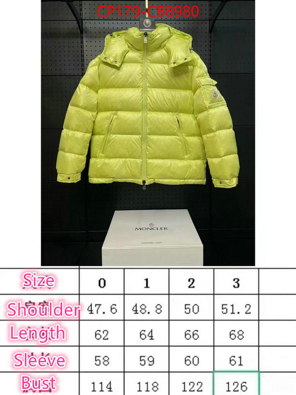 Down jacket Women-Moncler fake aaaaa ID: CB8980 $: 179USD