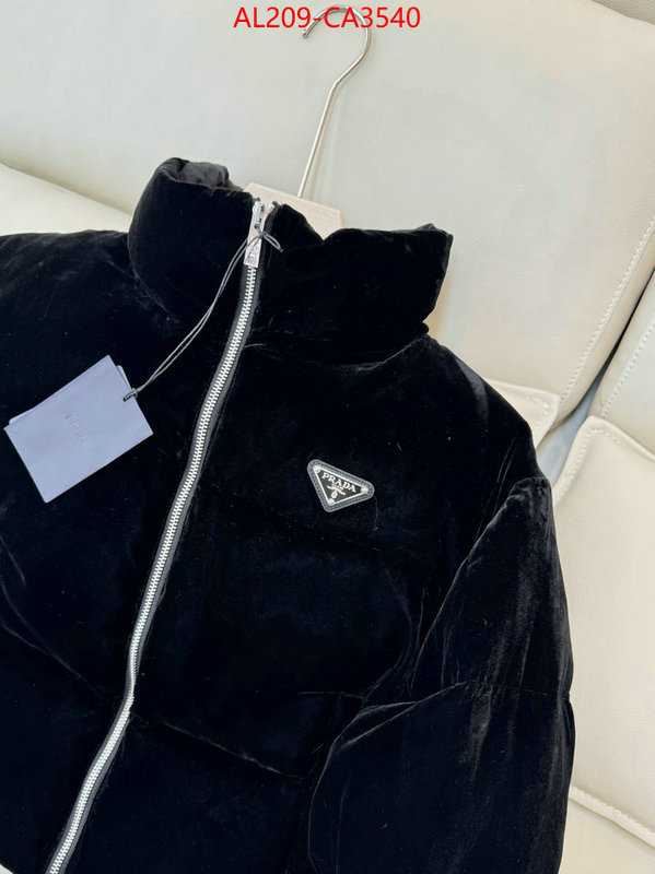 Down jacket Women-Prada best designer replica ID: CA3540 $: 209USD