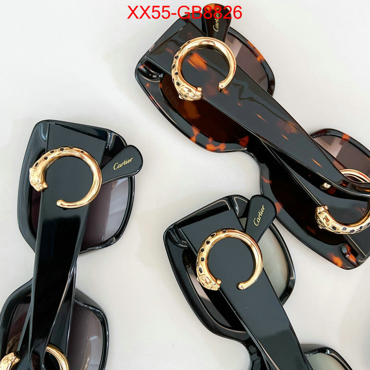 Glasses-Cartier only sell high-quality ID: GB8826 $: 55USD