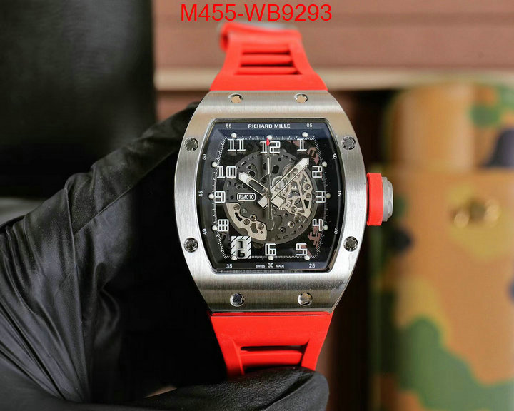 Watch(TOP)-Richard Mille quality replica ID: WB9293 $: 455USD