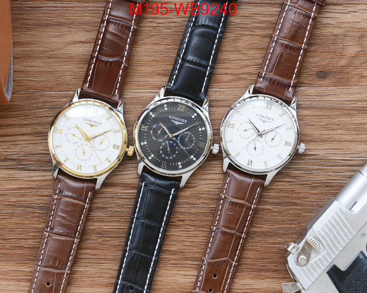 Watch(TOP)-Longines new designer replica ID: WB9240 $: 195USD