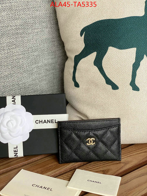 Chanel Bags(TOP)-Wallet- 7 star quality designer replica ID: TA5335 $: 45USD,