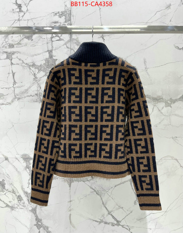 Clothing-Fendi high quality designer ID: CA4358 $: 115USD