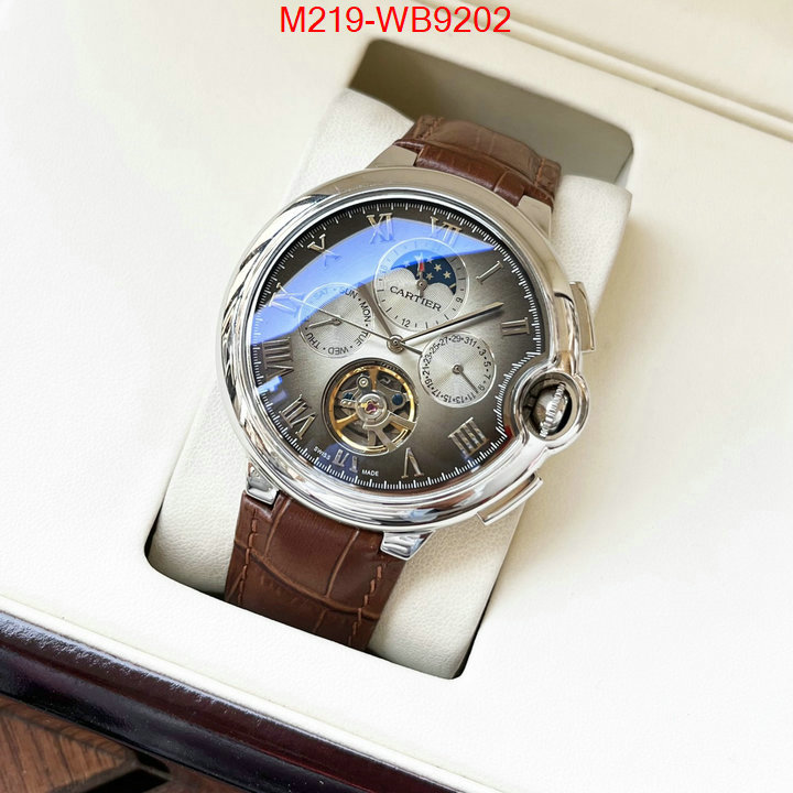 Watch(TOP)-Cartier wholesale designer shop ID: WB9202 $: 219USD