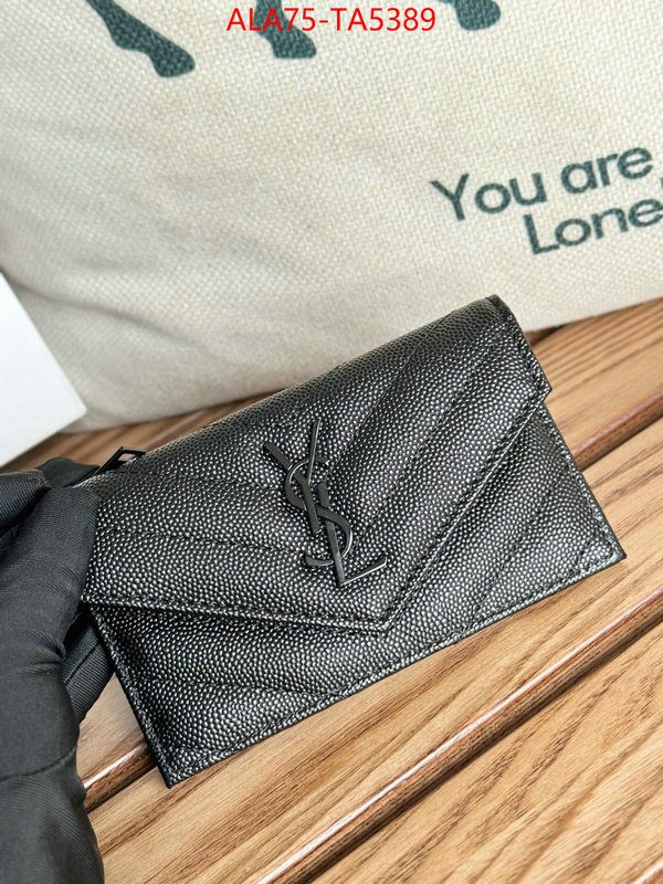 YSL Bags(TOP)-Wallet- high quality customize ID: TA5389 $: 75USD,