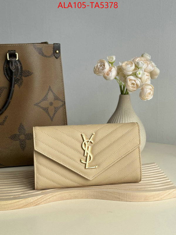 YSL Bags(TOP)-Wallet- best luxury replica ID: TA5378 $: 105USD,