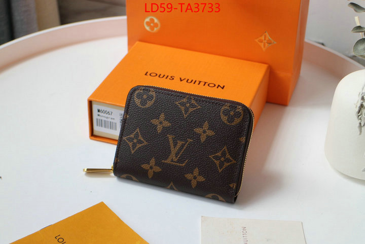 LV Bags(TOP)-Wallet 2024 perfect replica designer ID: TA3733 $: 59USD,