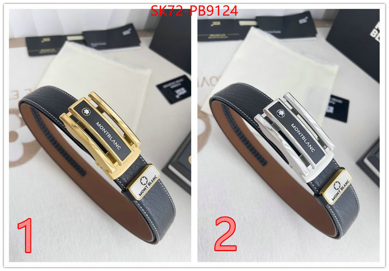 Belts-Montblanc top perfect fake ID: PB9124 $: 72USD