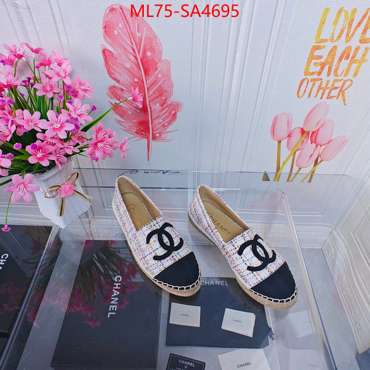 Women Shoes-Chanel how to find designer replica ID: SA4695 $: 75USD