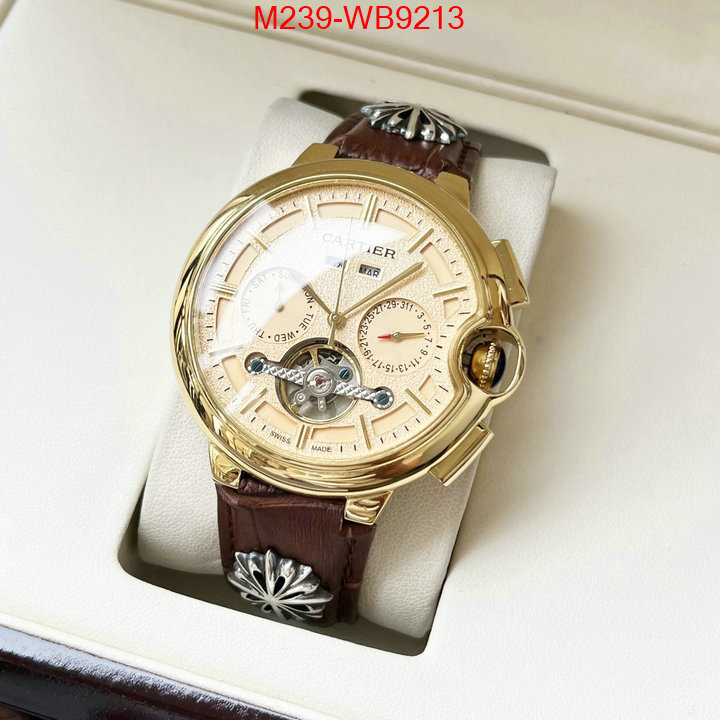 Watch(TOP)-Cartier aaaaa class replica ID: WB9213 $: 239USD