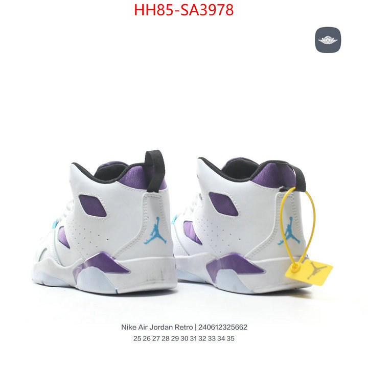 Kids shoes-Air Jordan 2024 perfect replica designer ID: SA3978 $: 85USD