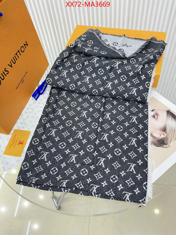 Scarf-LV top quality fake ID: MA3669 $: 72USD