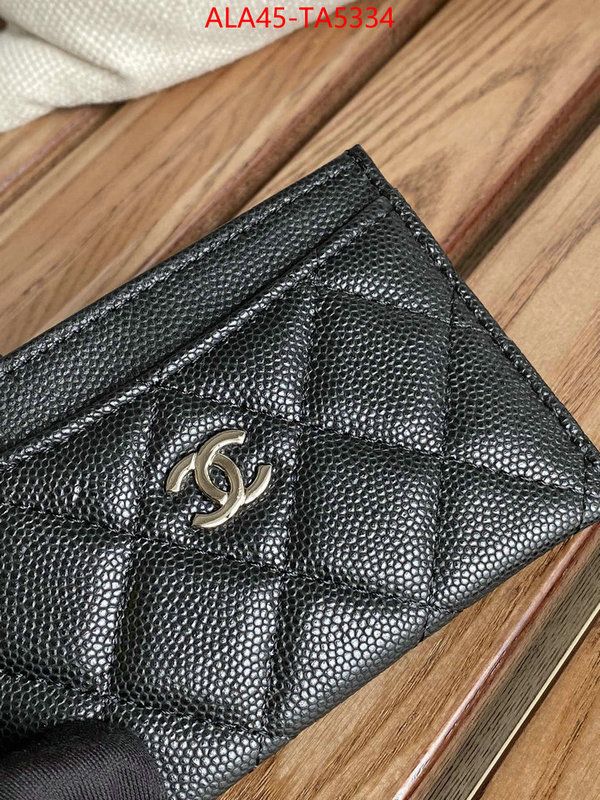 Chanel Bags(TOP)-Wallet- found replica ID: TA5334 $: 45USD,