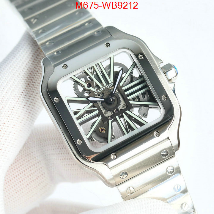 Watch(TOP)-Cartier cheap replica ID: WB9212 $: 675USD