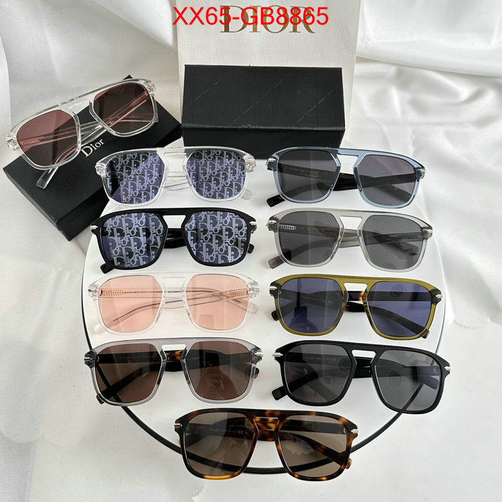 Glasses-Dior best quality replica ID: GB8865 $: 65USD