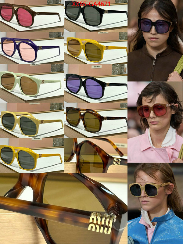 Glasses-Miu Miu online sale ID: GA4671 $: 65USD