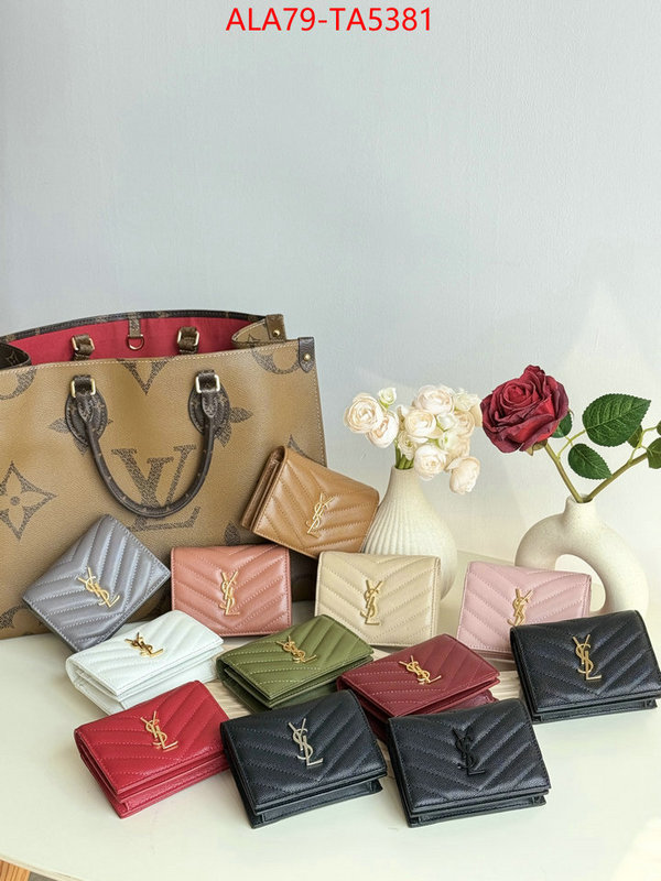 YSL Bags(TOP)-Wallet- find replica ID: TA5381 $: 79USD,