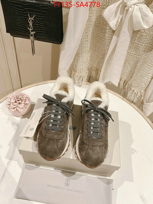 Women Shoes-Brunello cucinelli high-end designer ID: SA4778 $: 135USD