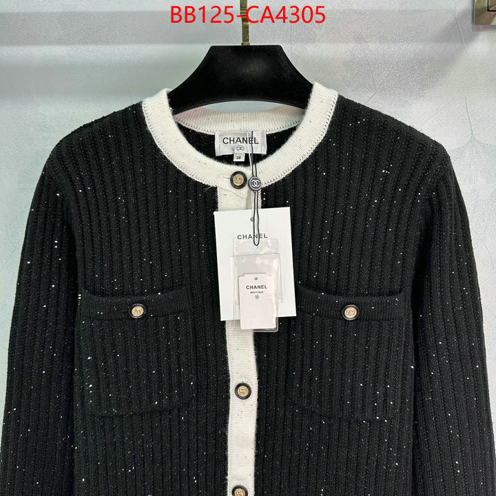 Clothing-Chanel replica wholesale ID: CA4305 $: 125USD